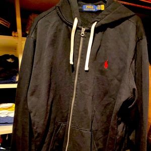 Polo zip up hoodie